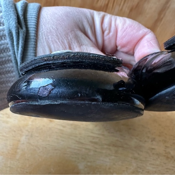 Tory Burch Reva Black Patent Leather Ballet Flat - Picture 5 of 9